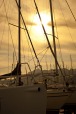 Barche al tramonto, di FrancescoE