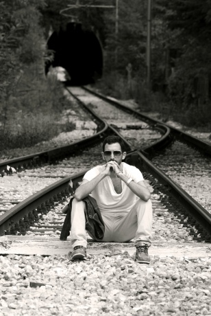 Man on the tracks