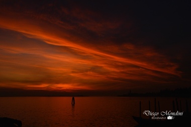 tramonto su Venezia