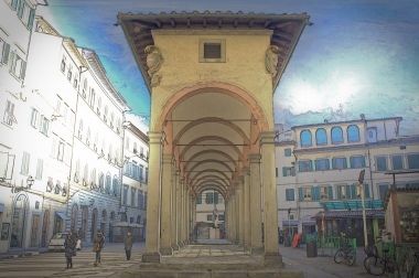 Firenze : mercatino delle pulci