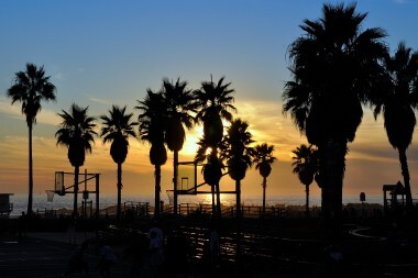 Tramonto a Venice Beach