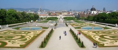 Vienna vista dal Belvedere Superiore