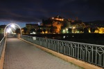 " Passerella sul Roya by night ", di gila56