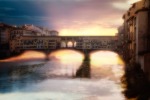 Ponte Vecchio con alba