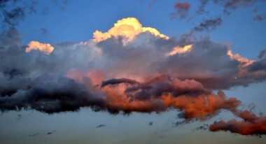 Cielo di Pozzuoli prima di un temporale.