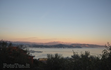 La Spezia  al tramonto.