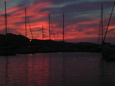 tramonto in Corsica