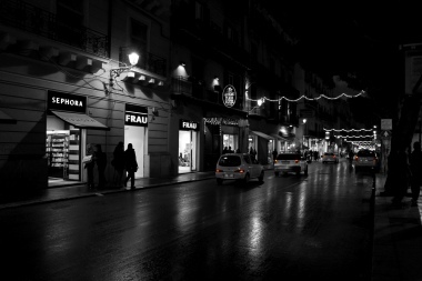 Night in the street