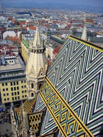 Vienna dalla cattedrale