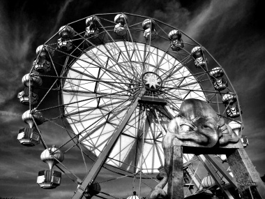 The Ferris wheel....