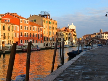 ultime luci del tramonto a Venezia