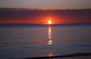 tramonto al mare